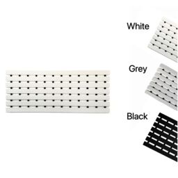 Nicoman PVC Duckboard Anti Slip Shower Mat Bath Mat 61cm x 25cm in Grey - Size: 61 cm x 25 cm - thumbnail 3