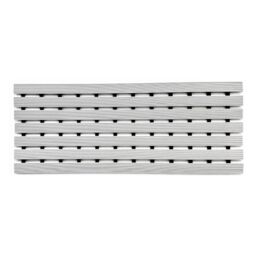 Nicoman PVC Duckboard Anti Slip Shower Mat Bath Mat 61cm x 25cm in Grey - Size: 61 cm x 25 cm - thumbnail 1