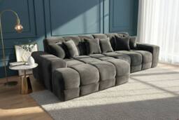 Stratus Interiors Jacob Modern Bubble Cloud Sofa for Stylish Living Rooms in Charcoal - thumbnail 5