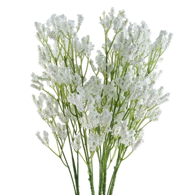 Leaf 6 x 65cm Artificial Gypsophilia Spray in White - Size: 6 x 65 cm - image 1