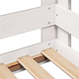 Berkfield Home Bed Frame without Mattress White 80x200 cm Solid Wood Pine - thumbnail 7