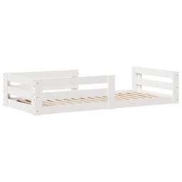 Berkfield Home Bed Frame without Mattress White 80x200 cm Solid Wood Pine - thumbnail 6