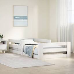 Berkfield Home Bed Frame without Mattress White 80x200 cm Solid Wood Pine - thumbnail 2