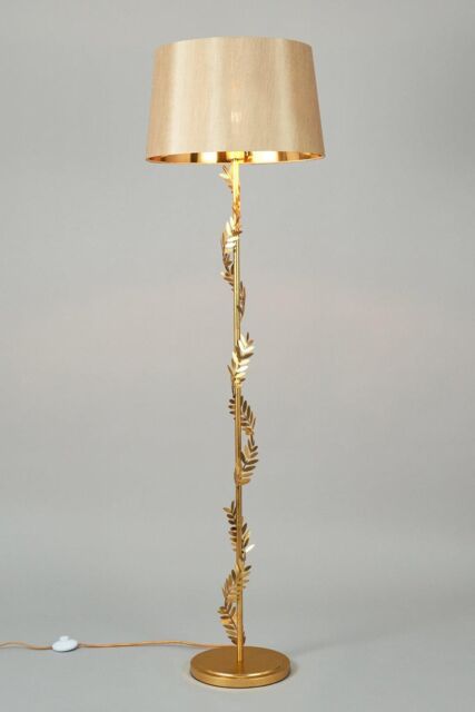 BHS Lighting Brookby Floor Lamp in Gold - image 1