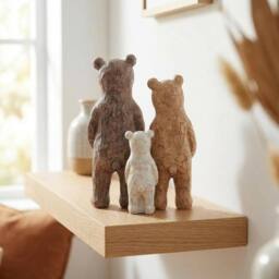 Garden Greatness Woodland Bear Family Ornament - Size: 1 Pack - thumbnail 2
