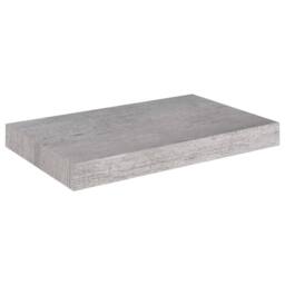 Berkfield Home Durable Floating Wall Shelves 2 pcs Concrete Grey 40x23x3.8 cm MDF - thumbnail 4