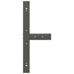 Berkfield Home Dining Table Legs T-Shaped¬†2 pcs Anthracite 90x35x(72-73) cm Steel in Charcoal - thumbnail 7