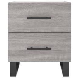 Berkfield Home Bedside Cabinets 2 pcs Grey Sonoma 40x35x47.5 cm Engineered Wood - thumbnail 6