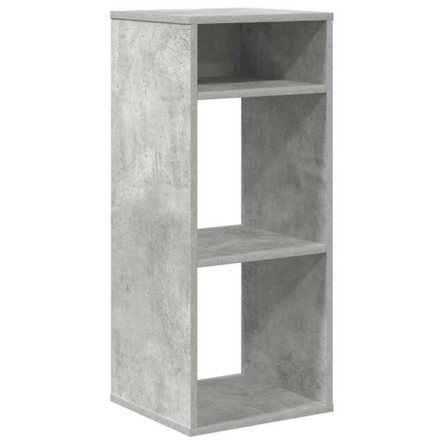 Berkfield Home Book Cabinet Concrete Grey 34x31x80 cm Engineered Wood - Size: 34 x 31 x 80 cm - image 1