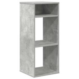 Berkfield Home Book Cabinet Concrete Grey 34x31x80 cm Engineered Wood - Size: 34 x 31 x 80 cm - thumbnail 1