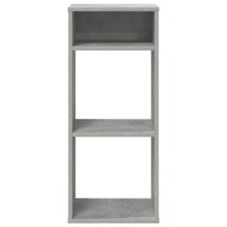 Berkfield Home Book Cabinet Concrete Grey 34x31x80 cm Engineered Wood - Size: 34 x 31 x 80 cm - thumbnail 4