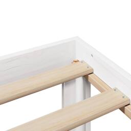Berkfield Home Beautiful Bed Frame with Headboard without Mattress White 200x200 cm - thumbnail 9