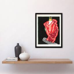 Artery8 Reijer Stolk Philips Lampen Lamps Advertising Design Framed Art Print in Black - Size: A3 - thumbnail 2
