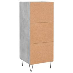 Berkfield Home Sideboard Concrete Grey 34.5x34x90 cm Engineered Wood - thumbnail 8