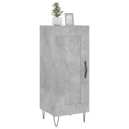 Berkfield Home Sideboard Concrete Grey 34.5x34x90 cm Engineered Wood - thumbnail 1