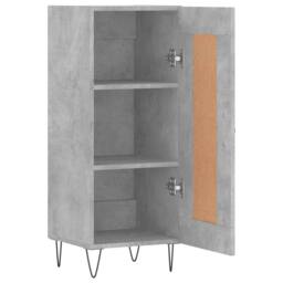 Berkfield Home Sideboard Concrete Grey 34.5x34x90 cm Engineered Wood - thumbnail 6