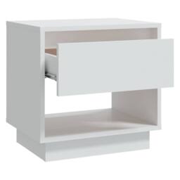 Berkfield Home Classic Bedside Cabinets 2 pcs White 45x34x44 cm Engineered Wood - Size: 45 x 34 x 44 cm - thumbnail 6