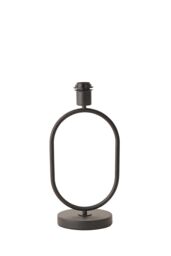 ValueLights Antonia Metal Oval Stem Table Lamp Base in Black - thumbnail 6