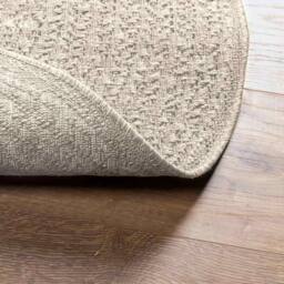 Berkfield Home Rug ZIZUR Cream √ò 90 cm Jute Look Indoor & Outdoor - Size: Medium - thumbnail 7