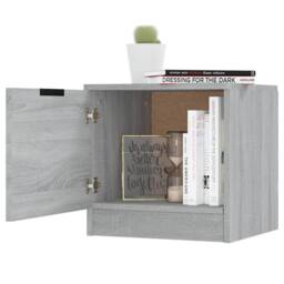 Berkfield Home Decorative Bedside Cabinets 2 pcs Grey Sonoma 40x39x40 cm - Size: 40 x 39 x 40 cm - thumbnail 5