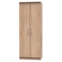 Swift Devon 3 Piece Bedroom Set (Wardrobe, Chest & Bedside) in Bardolino Oak - Ready Assembled in Light Oak - thumbnail 6