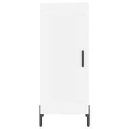 Berkfield Home Highboard White 34.5x34x180 cm Engineered Wood - thumbnail 6