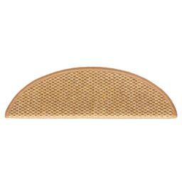 Berkfield Home Stair Mats Self-adhesive Sisal-Look 15 pcs 56x17x3 cm Sisal in Orange - Size: Medium - thumbnail 6