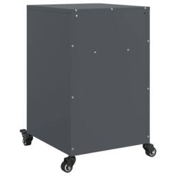 Berkfield Home Bedside Cabinets 2 pcs Anthracite 36x39x59 cm Steel in Dark Grey - Size: 36 x 39 x 59 cm - thumbnail 8