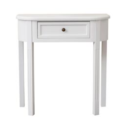 Melody Maison White Half Moon Table - Daventry White Range
