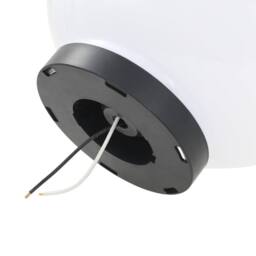 Berkfield Home LED Bowl Lamps 2 pcs Spherical 25 cm PMMA in White - thumbnail 6