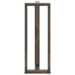 Berkfield Home Bar Table Legs T-Shaped¬†2 pcs Natural Steel 50x35x(110-111) cm Steel in Black - thumbnail 6