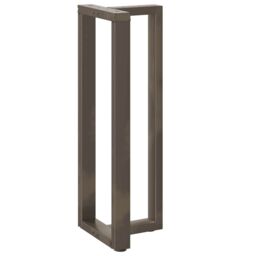 Berkfield Home Bar Table Legs T-Shaped¬†2 pcs Natural Steel 50x35x(110-111) cm Steel in Black - thumbnail 4