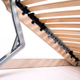 Berkfield Home Slatted Bed Bases 2 pcs with 42 Slats 7 Zones 90x200 cm in Light Tan - thumbnail 6