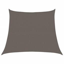 Berkfield Home Sunshade Sail 160 g/m ² Anthracite 3/4x3 m HDPE in Dark Grey - thumbnail 1