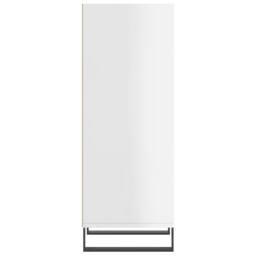 Berkfield Home Sideboard High Gloss White 34.5x32.5x90 cm Engineered Wood - thumbnail 5