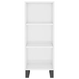 Berkfield Home Sideboard High Gloss White 34.5x32.5x90 cm Engineered Wood - thumbnail 4