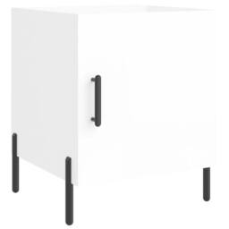 Berkfield Home Bedside Cabinets 2 pcs High Gloss White 40x40x50 cm Engineered Wood - Size: 40 x 40 x 50 cm - thumbnail 5