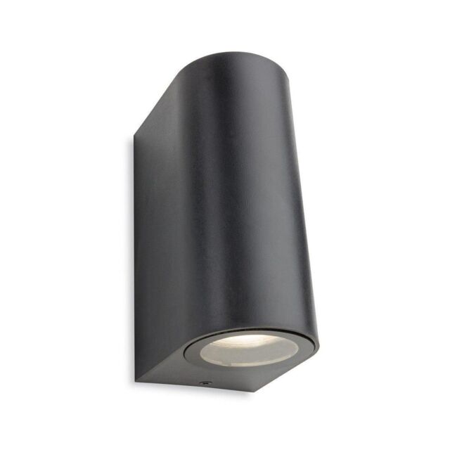 Netlighting Ace Outdoor Up Down Twin Light Graphite IP54 GU10 in Grey