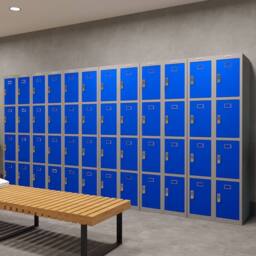 Phoenix Safe Company Personal Locker in Blue with Electronic Lock, PL1430GBE, 60.5L - Size: 180 cm x 100 cm - thumbnail 8