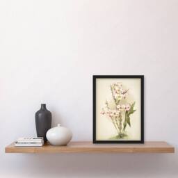 "Artery8 Frederick Sander Dendrobium Wardianum Orchid Flowers Framed Art Print - Size: W12"" x H16""" - thumbnail 4