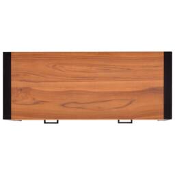 Berkfield Home Desk with 2 Drawers 100x40x75 cm Teak Wood in Brown - Size: 100 x 40 x 75 cm - thumbnail 6