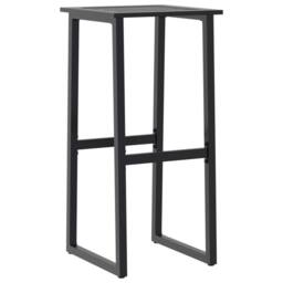 Berkfield Home 5 Piece Garden Bar Set Black Powder-coated Steel - thumbnail 4