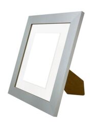 Frames & Mirrors 4U Metro Light Grey Frame with White Mount for Image Size A4 - thumbnail 4