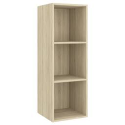 Berkfield Home Practical 4 Piece TV Cabinet Set Sonoma Oak Engineered Wood in Light Oak - thumbnail 5