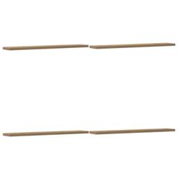 Berkfield Home Bookshelf Boards 4 pcs Artisan Oak 60x10x1.5 cm Engineered Wood in Brown - thumbnail 1