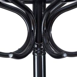 Havendro Wooden Free Standing Coat Rack 12 Hooks Umbrella Hallstand in Black - thumbnail 5