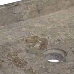 Berkfield Home Sink Grey 40x40x10 cm Marble - Size: 40 x 40 x 10 cm - thumbnail 5