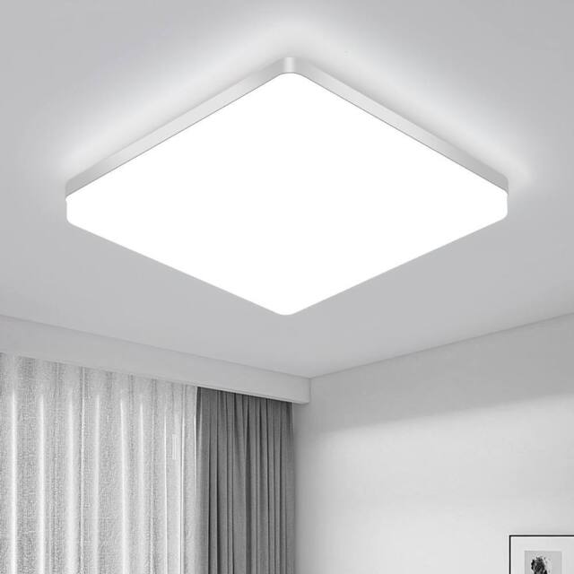 Pheashine Modern LED Ceiling Light 30x30cm 43W 6500K Cool White - Size: 30x30 cm - image 1