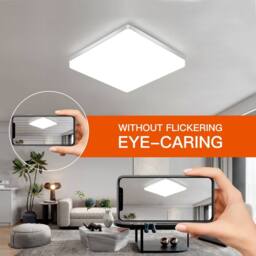 Pheashine Modern LED Ceiling Light 30x30cm 43W 6500K Cool White - Size: 30x30 cm - thumbnail 5