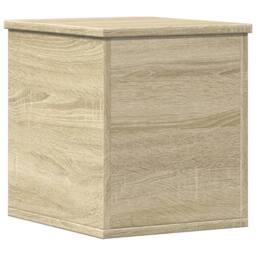 Berkfield Home Storage Box Sonoma Oak 30x35x35 cm Engineered Wood in Light Brown - Size: 30 x 35 x 35 cm - thumbnail 1